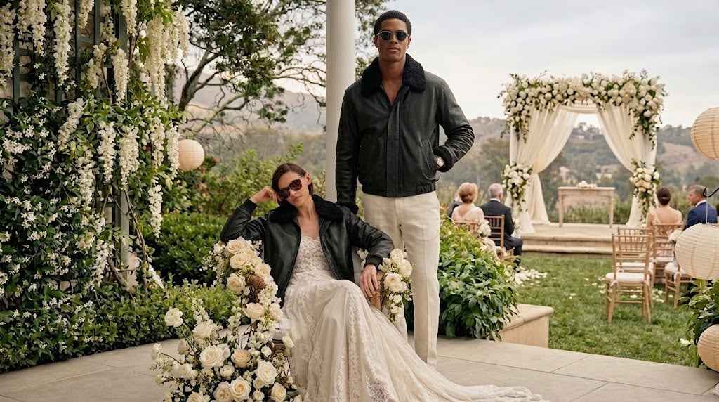 5 Leather Jackets That Are Perfect for Winter Wedding Guests