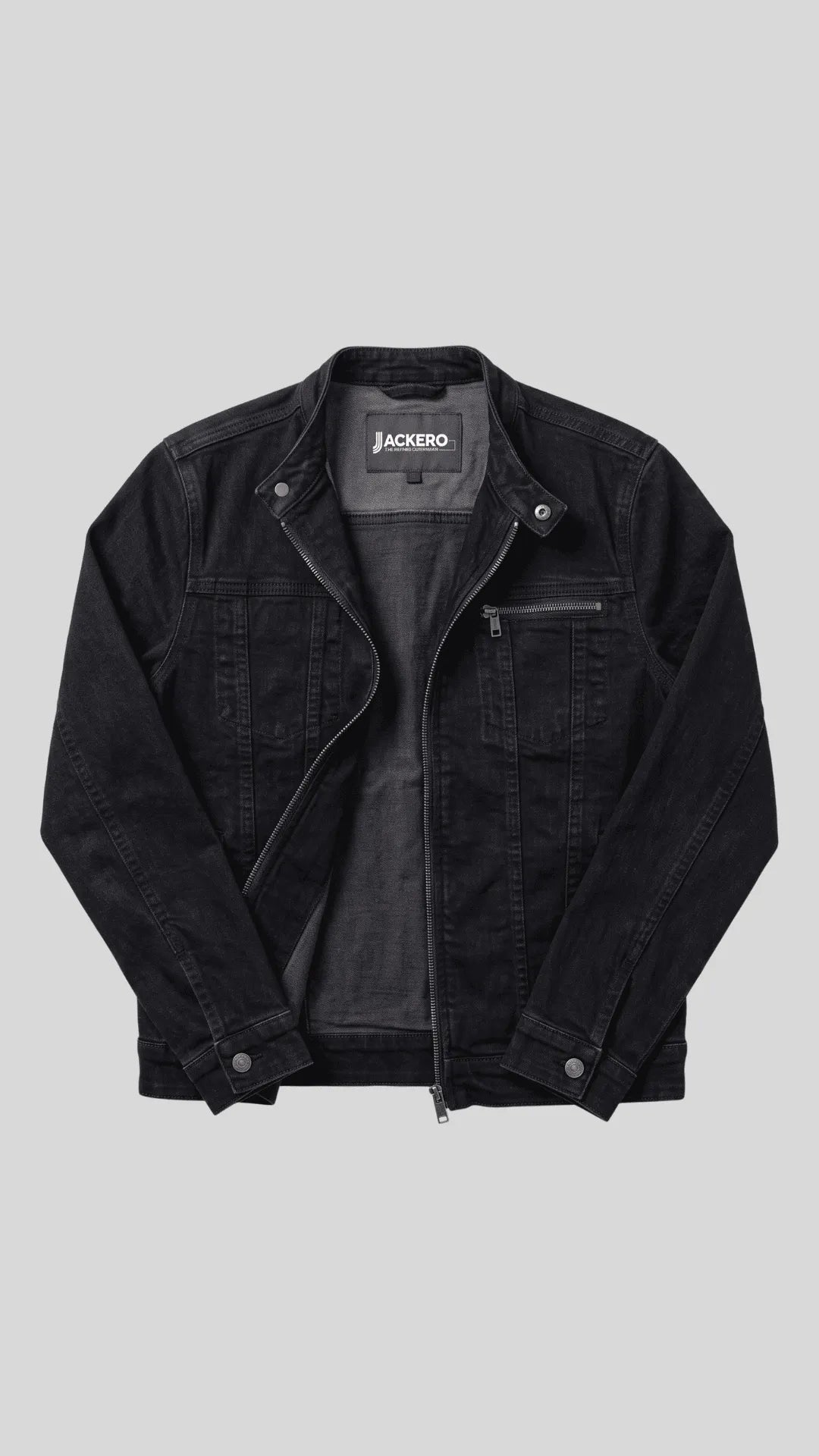 BLACK DENIM JACKET