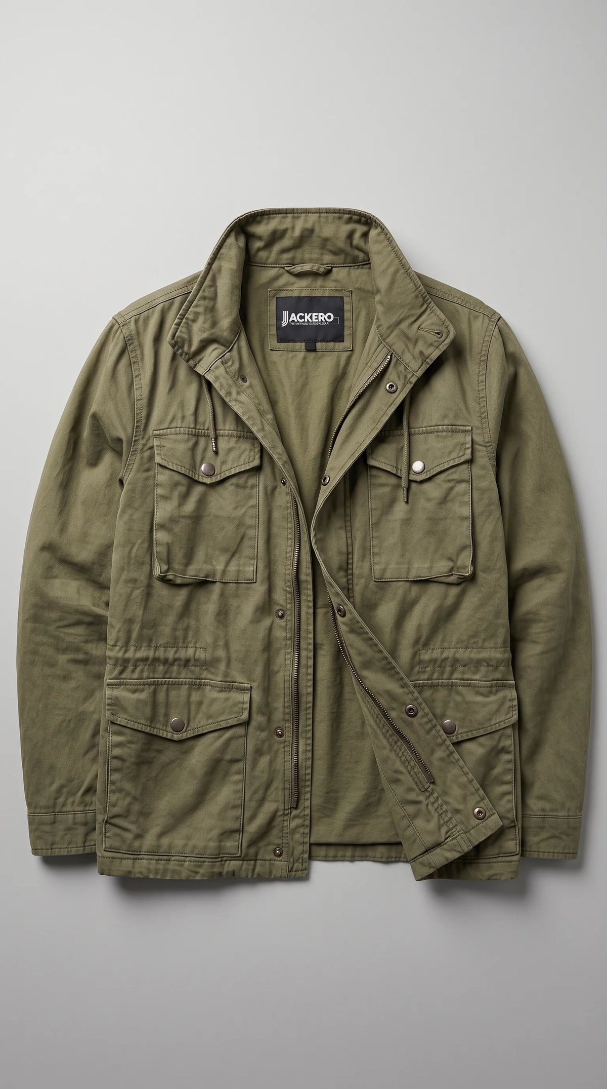 OLIVE UTILITY JACKET