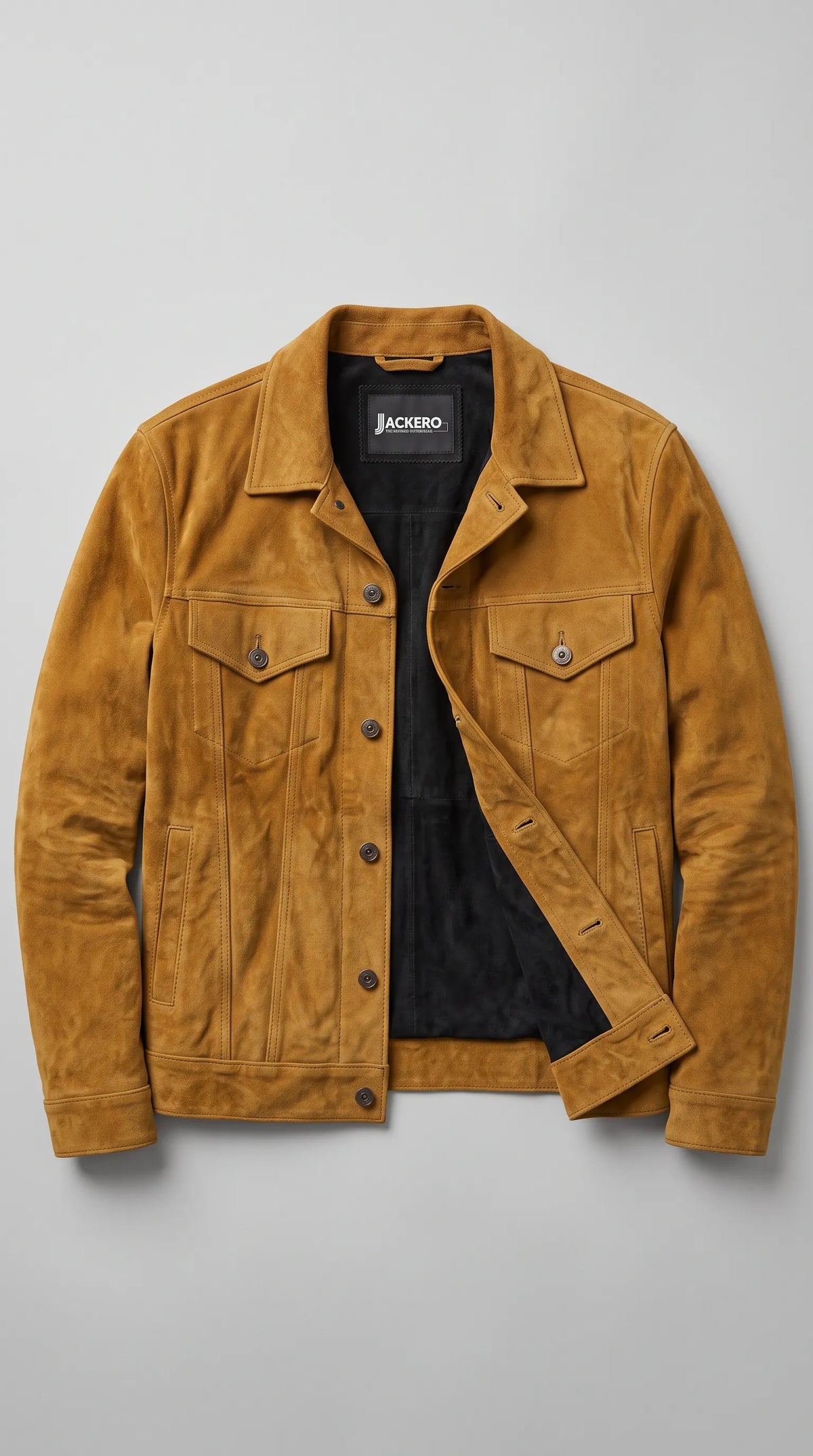TAN SUEDE JACKET