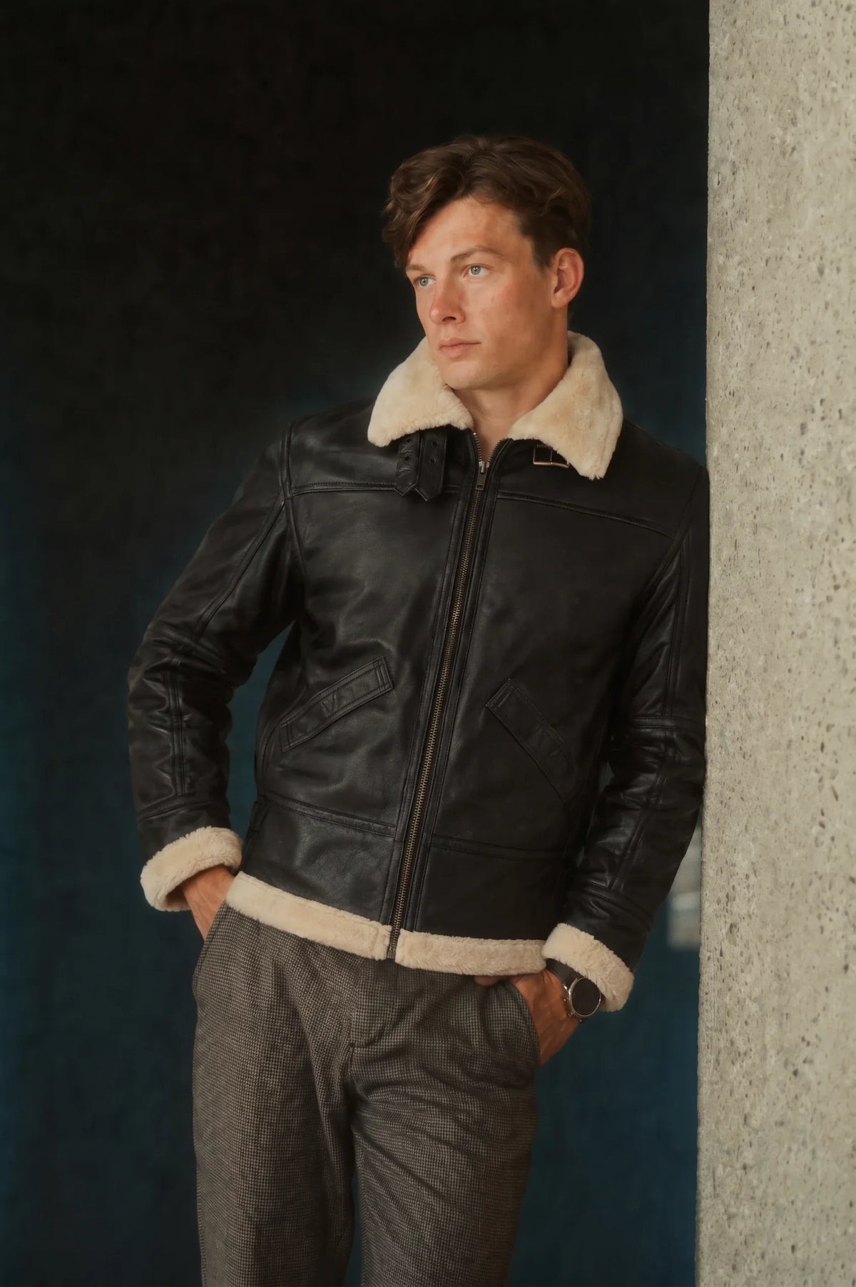 MEN AVIATOR AND FLIGHT LEATHER JACKET'S