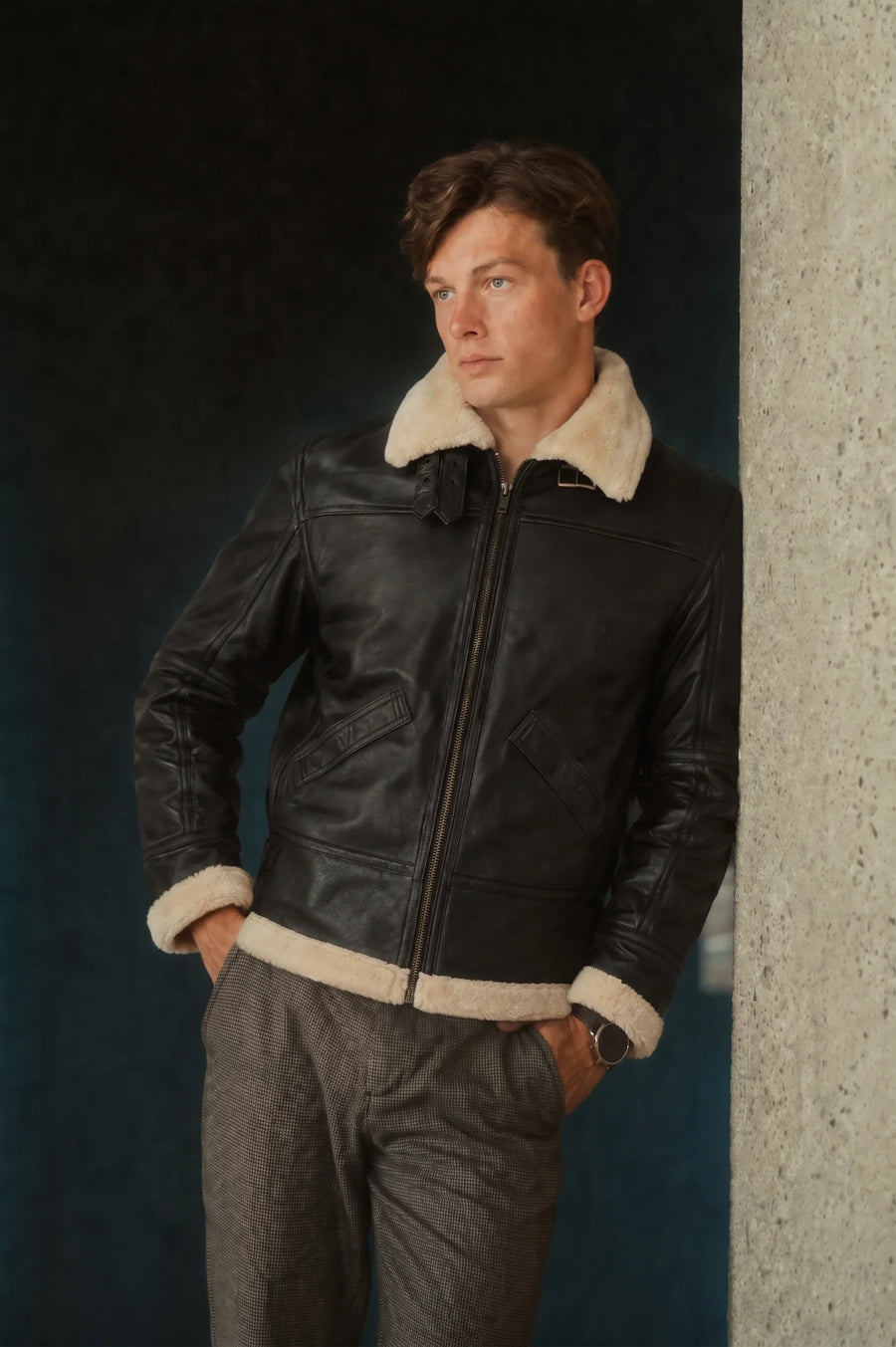 MEN AVIATOR AND FLIGHT LEATHER JACKET'S