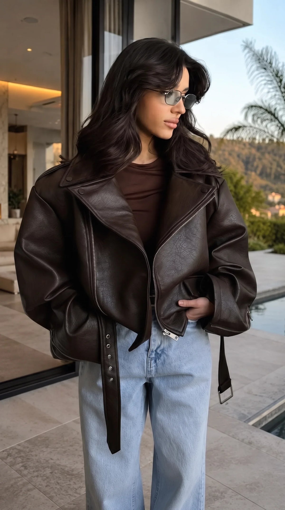 WOMEN'S BIKER  LEATHER JACKET'S