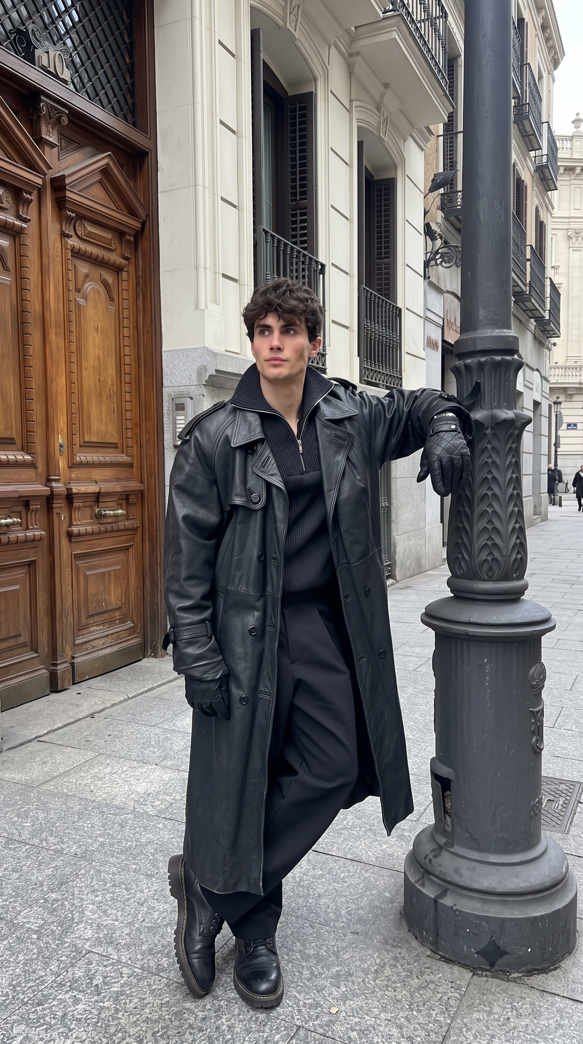 MEN LEATHER COATS