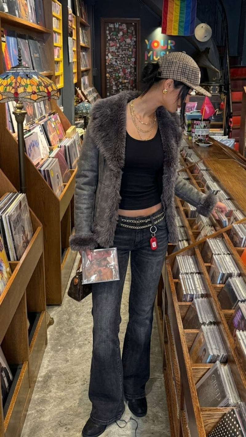 WOMEN SHEARLING LEATHER  JACKET'S