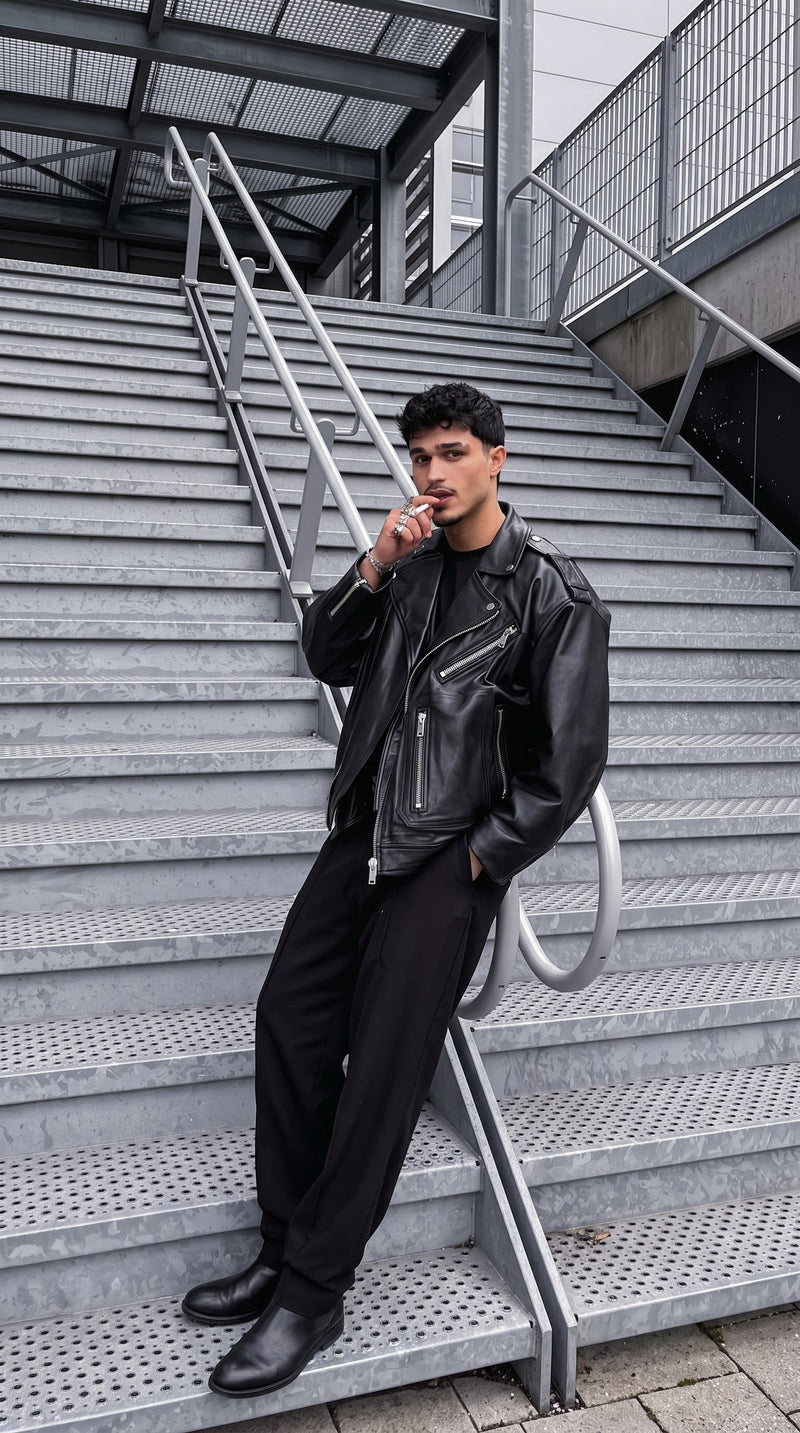 MEN BIKER LEATHER  JACKET'S