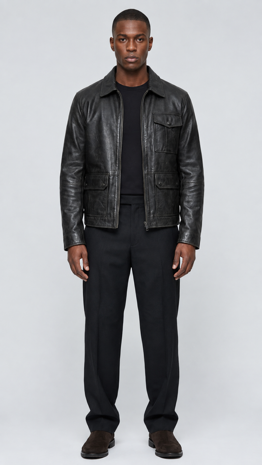 PREMIUM BLACK LEATHER JACKET