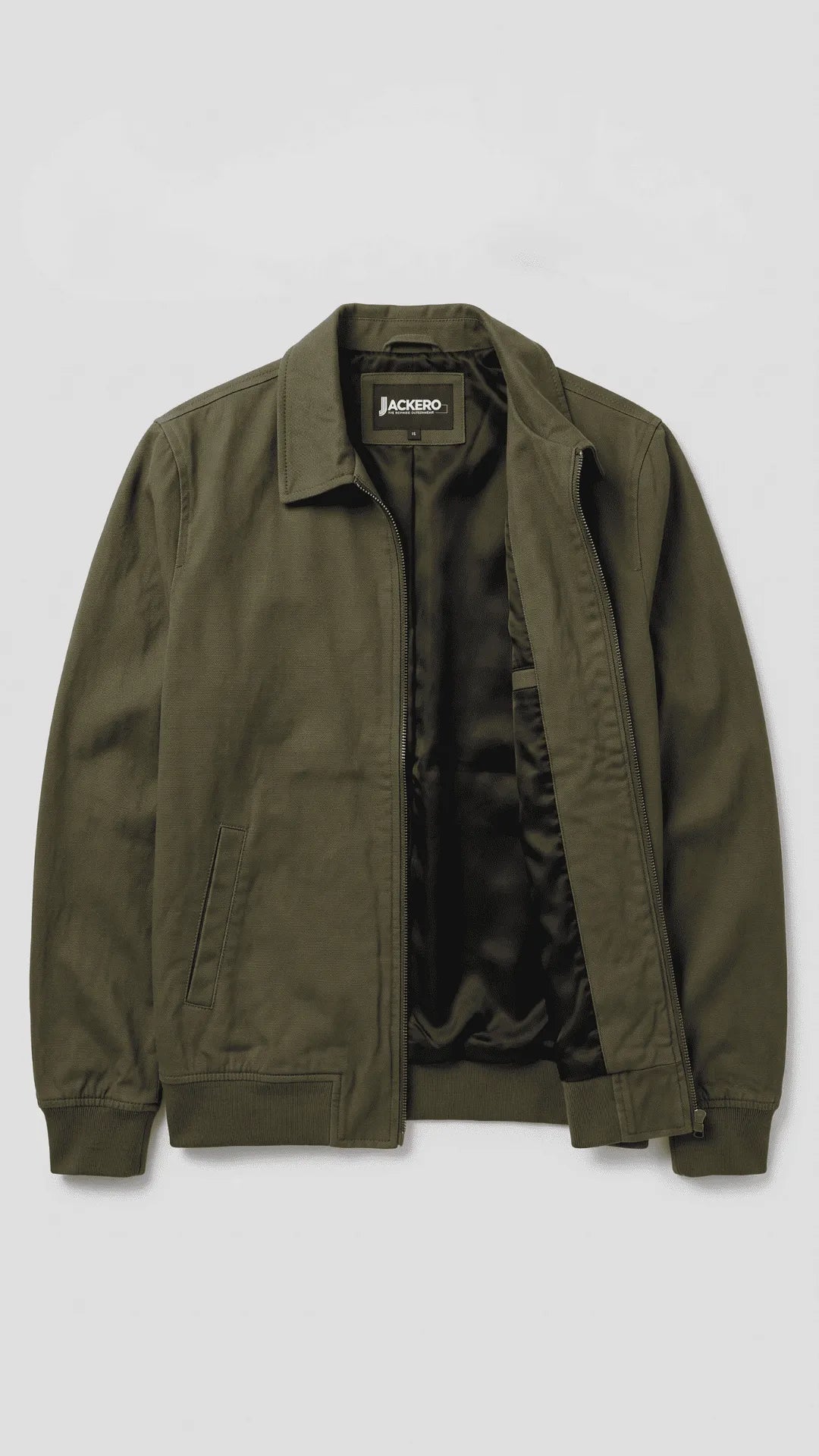 OLIVE GREEN COTTON JACKET