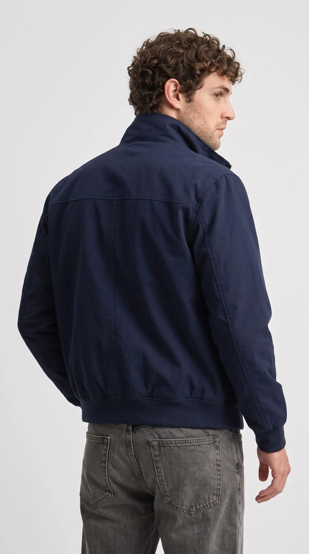 DARK NAVY BLUE COTTON JACKET