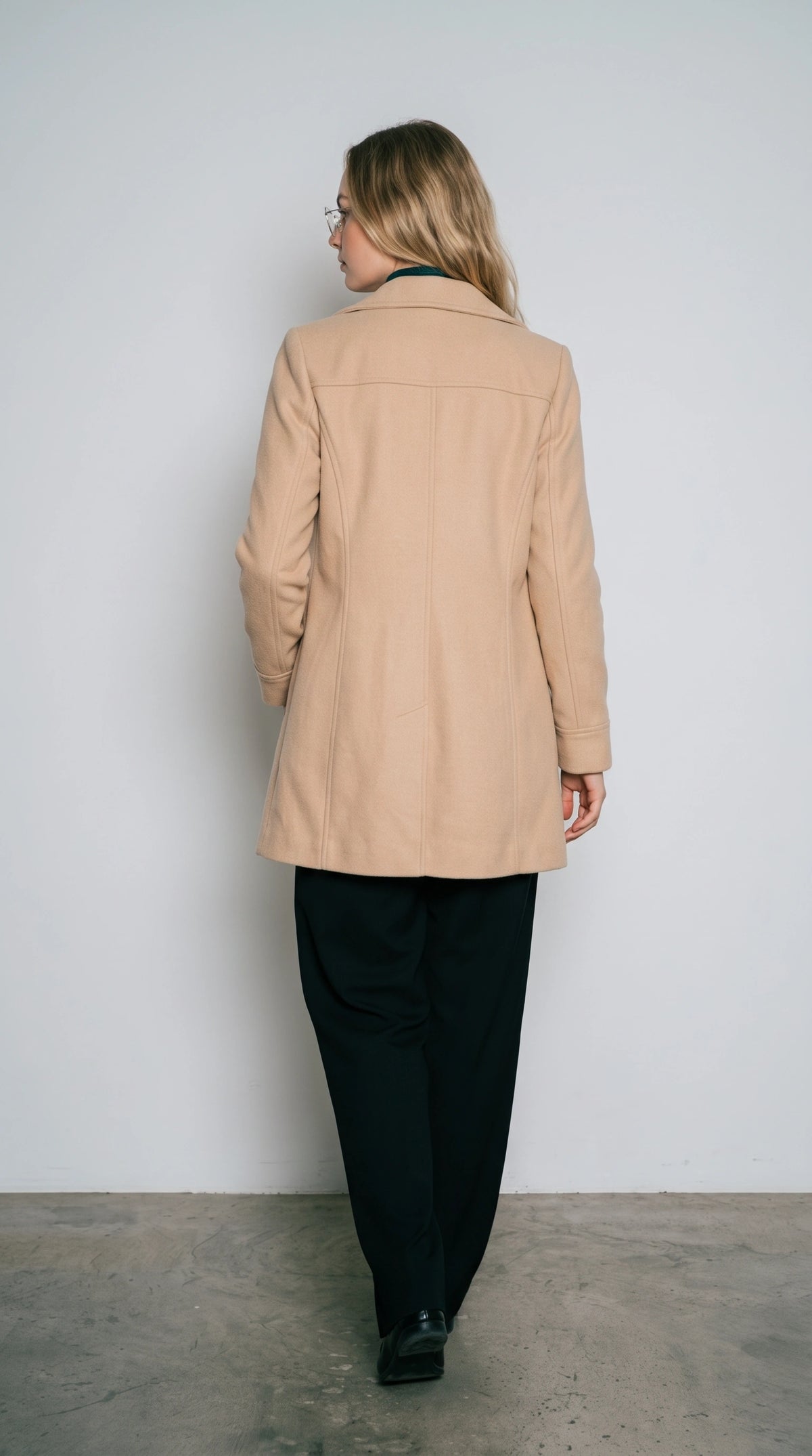 BEIGE SOFT-COTTON COAT