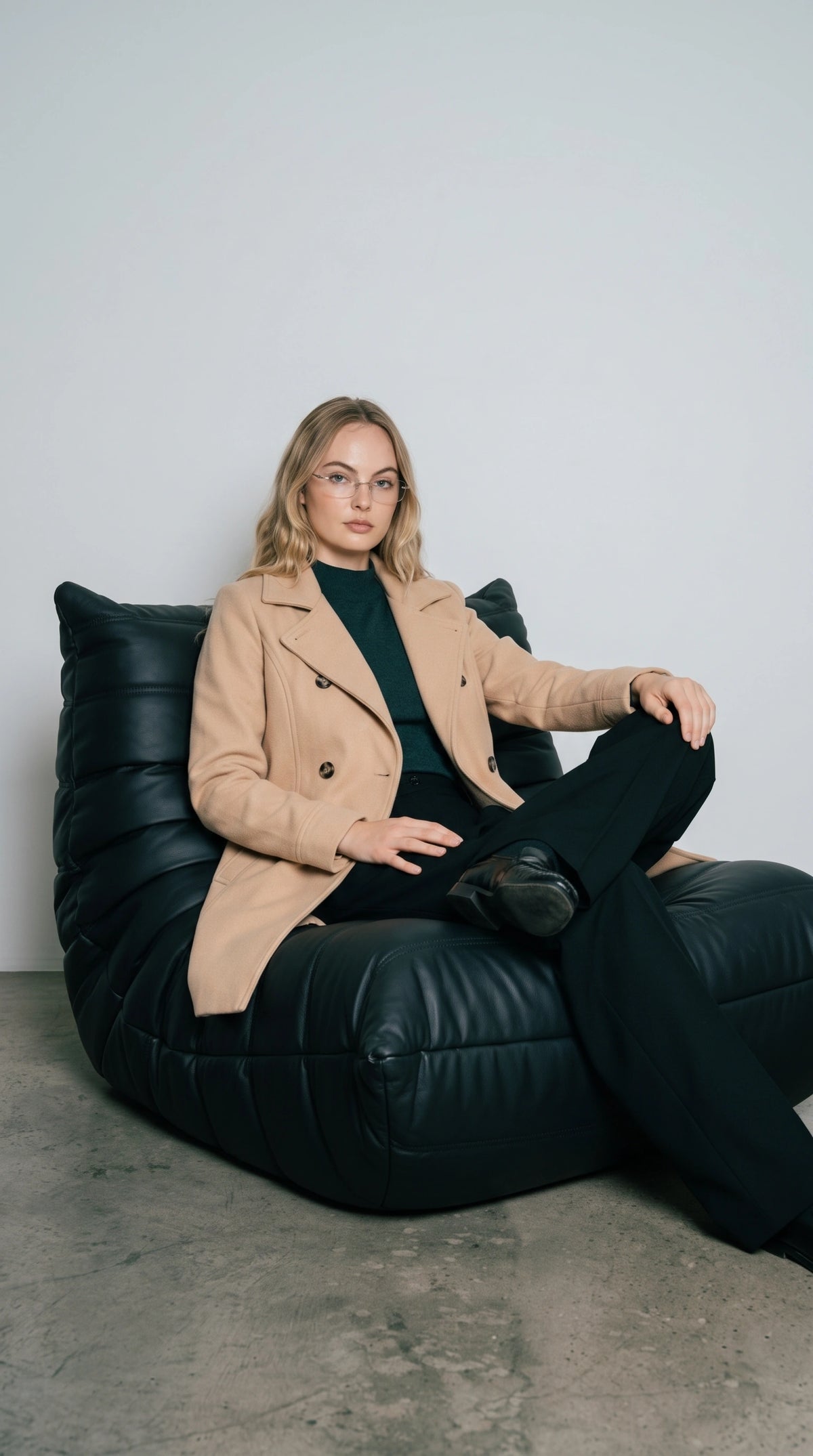 BEIGE SOFT-COTTON COAT