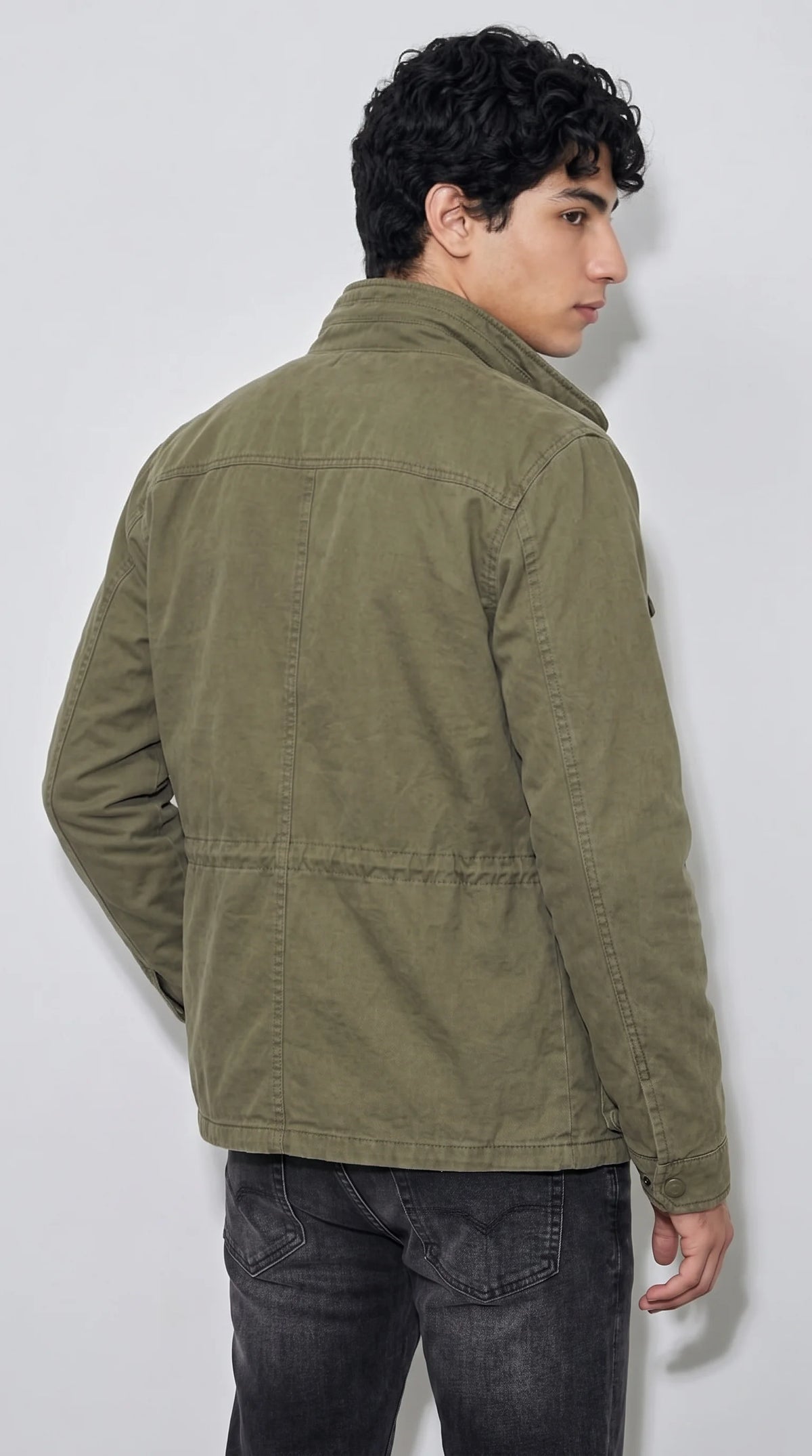 OLIVE UTILITY JACKET