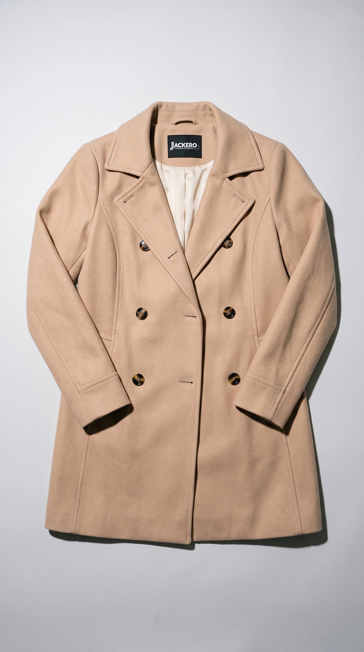 BEIGE SOFT-COTTON COAT