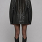 DARKEST BLACK AVIATOR LEATHER BAGGY OVERSIZED JACKET