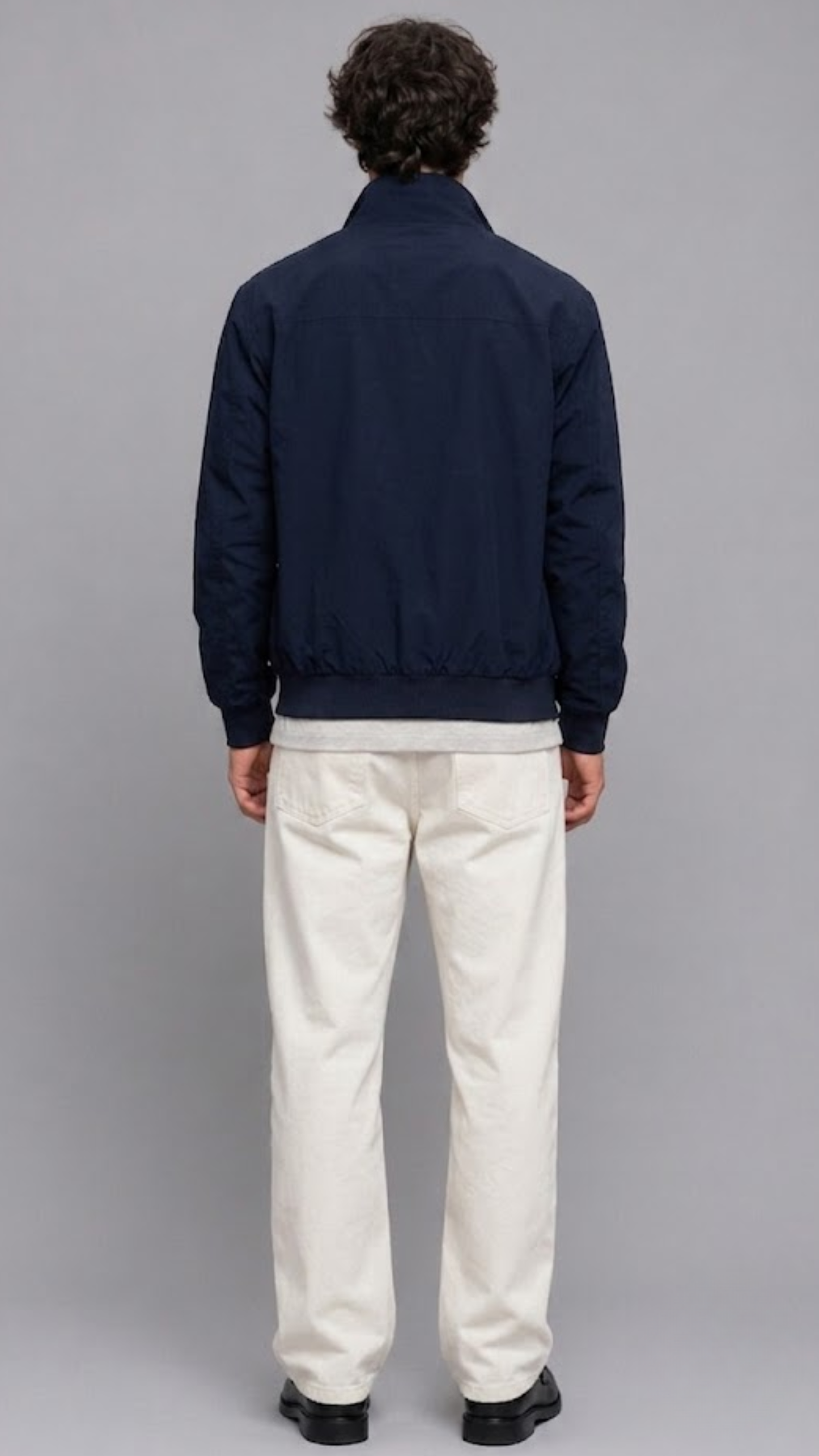 DARK NAVY BLUE COTTON JACKET