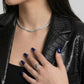 BLACK CROCODILE LEATHER WOMEN BLAZER