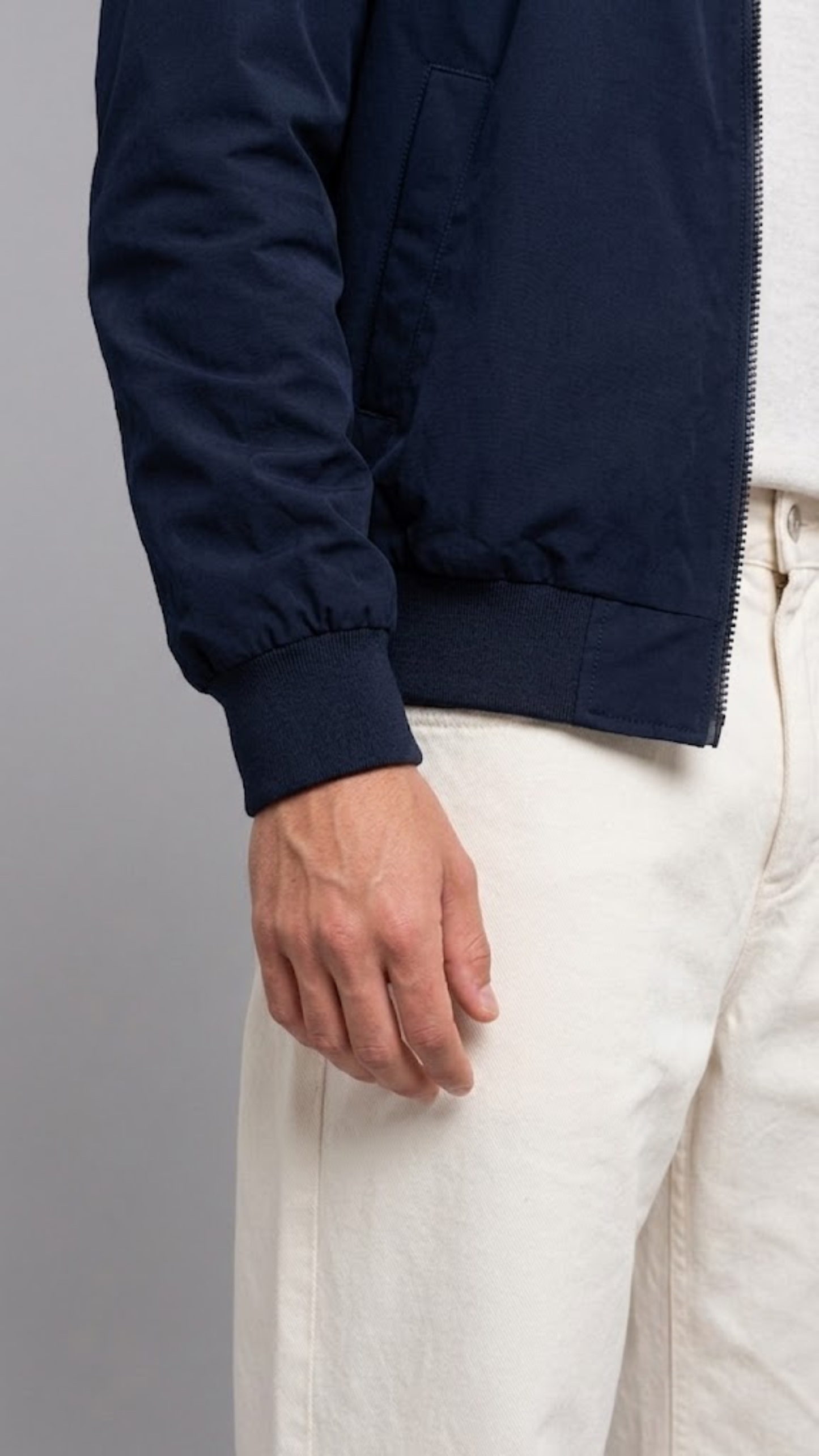DARK NAVY BLUE COTTON JACKET