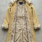 LIGHT YELLOW COTTON LONG OVER-COAT