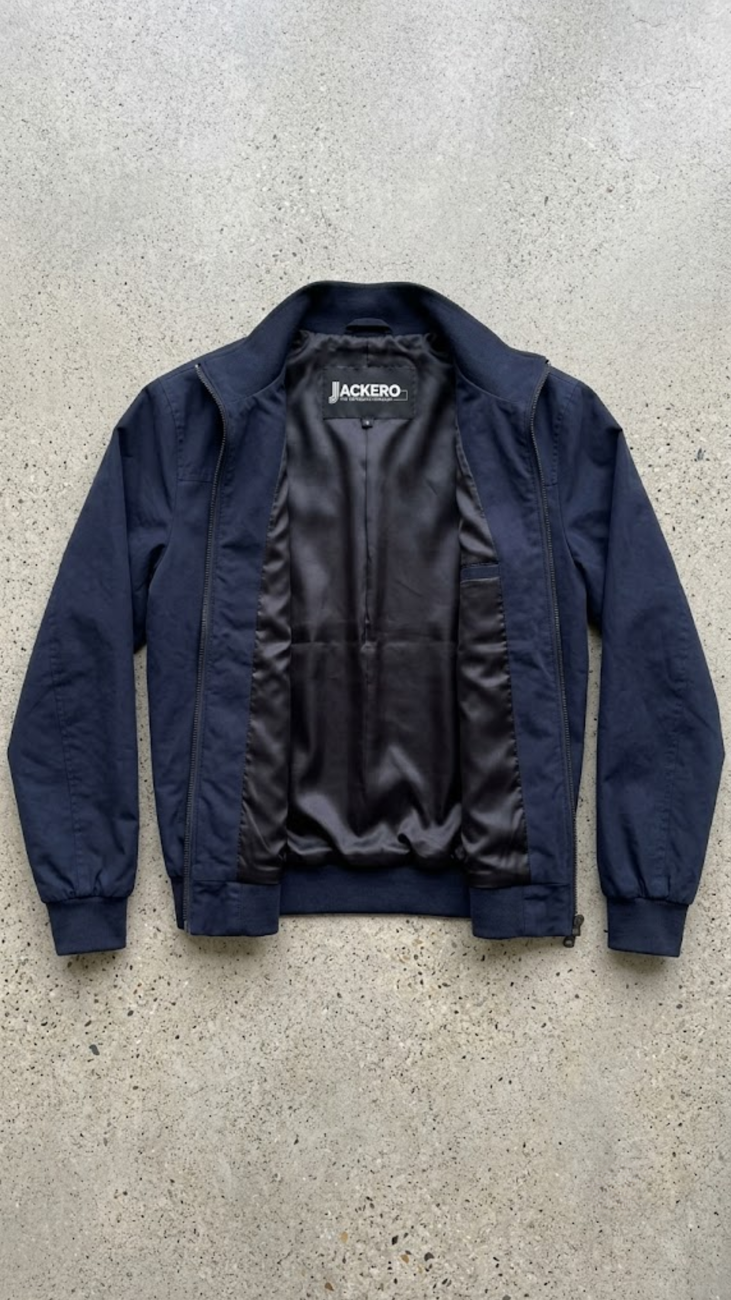 DARK NAVY BLUE COTTON JACKET