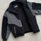 BLACK AND DARK GREY WOOL YK2 JACKET
