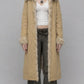 LIGHT YELLOW COTTON LONG OVER-COAT