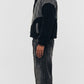 BLACK AND DARK GREY WOOL YK2 JACKET