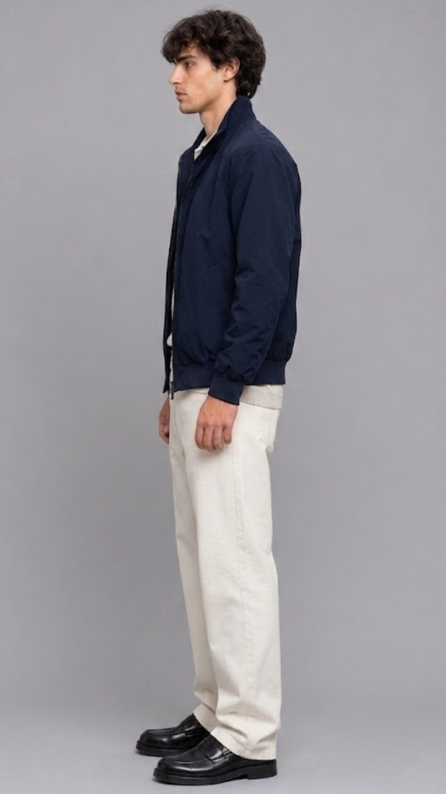 DARK NAVY BLUE COTTON JACKET