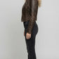 PREMIUM DARK BROWN DISTRESSED LEATHER JACKET