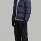 DARK NAVY BLUE PUFFER JACKET