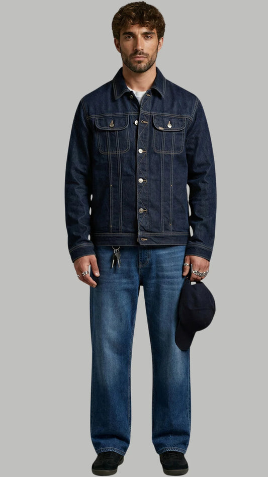 DARK INDIGO DENIM DENIM JACKET