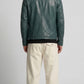 DARK CYAN LEATHER JACKET