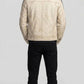 OFF-WHITE CAFE RACER LEATHER BIKER JACKET