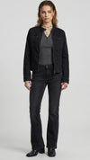 BLACK DENIM JACKET