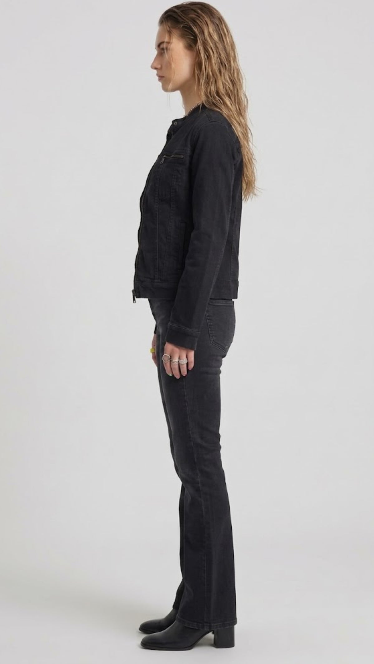 BLACK DENIM JACKET