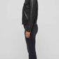 PREMIUM BLACK LEATHER BOMBER JACKET