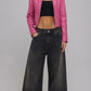 PINK LEATHER JACKET