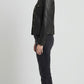 PREMIUM BLACK LEATHER TRUCKER JACKET
