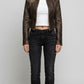 PREMIUM DARK BROWN DISTRESSED LEATHER JACKET