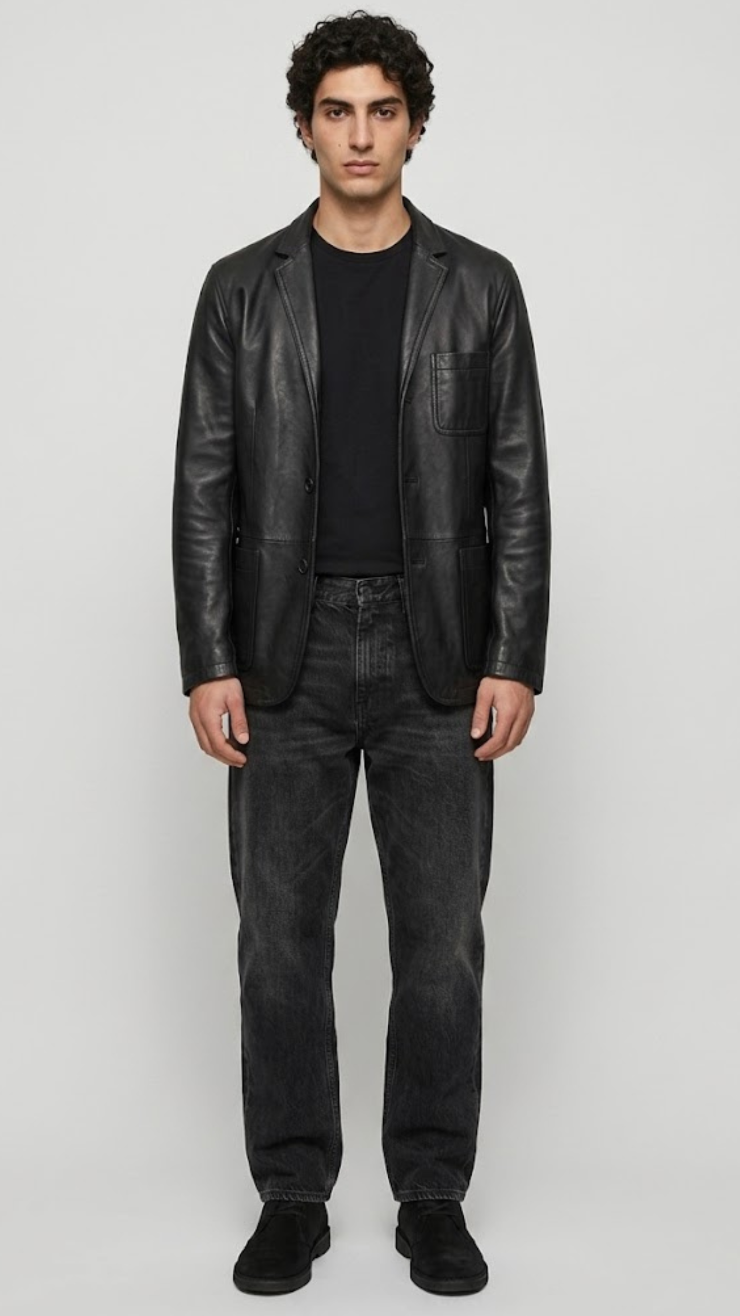 MEN LEATHER BLAZER'S