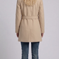 Regular fit beige soft cotton jacket designed with deep side pockets, offering both comfort and modern utility.